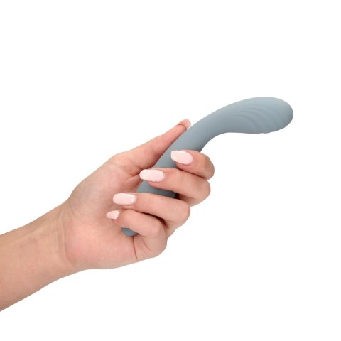 Ultra Soft Silicone G-Spot Vibrator - Basalt Grey Loveline