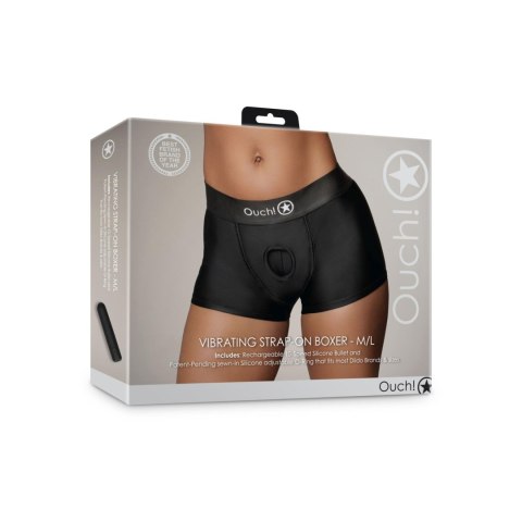 Vibrating Strap-on Boxer - M/L Ouch!