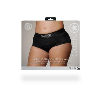 Vibrating Strap-on Brief - XL/XXL Ouch!