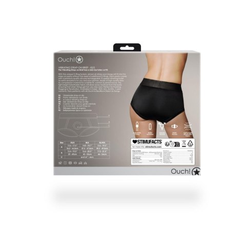 Vibrating Strap-on Brief - XS/S Ouch!