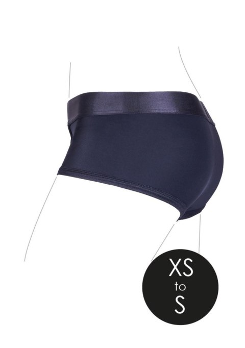 Vibrating Strap-on Brief - XS/S Ouch!