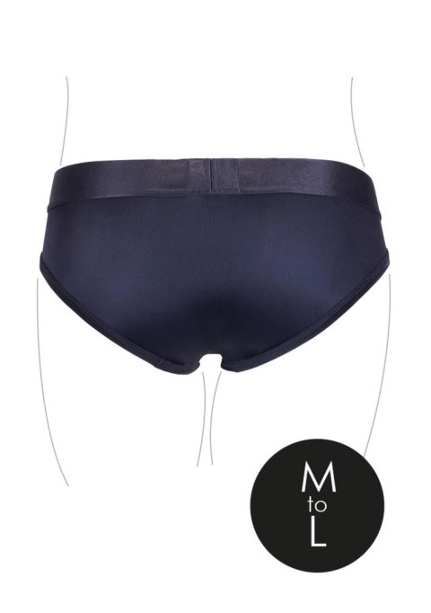 Vibrating Strap-on High-cut Brief - M/L Ouch!