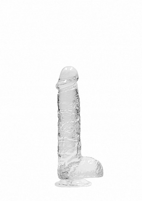 6"" / 15 cm Realistic Dildo With Balls - Transparent RealRock