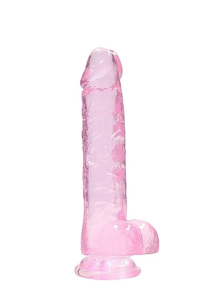 8"" / 20 cm Realistic Dildo With Balls - Pink RealRock