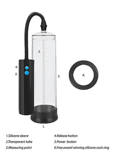 Extreme Power Rechargeable Auto Pump - Transparent By toyfa