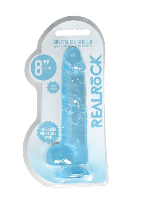 Realistic Dildo with Balls - 8""""/ 21 cm RealRock