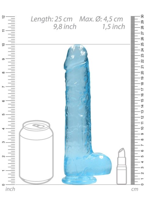 Realistic Dildo with Balls - 9""""/ 25 cm RealRock