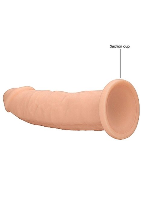 Silicone Dildo Without Balls - 22,8 cm - Flesh RealRock