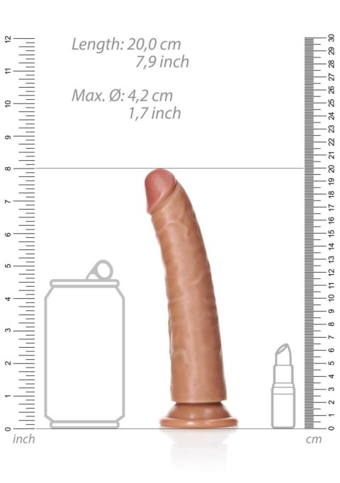 Slim Realistic Dildo with Suction Cup - 7""""/ 18 cm RealRock