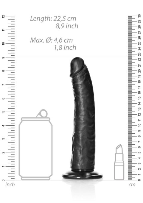 Slim Realistic Dildo with Suction Cup - 8""""/ 20,5 cm RealRock