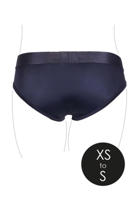 Vibrating Strap-on High-cut Brief - XS/S Ouch!