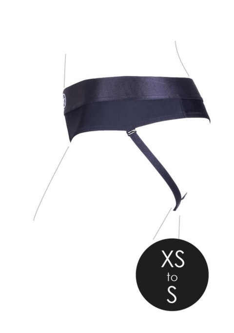 Vibrating Strap-on Thong with Removable Rear Straps - XS/S Ouch!