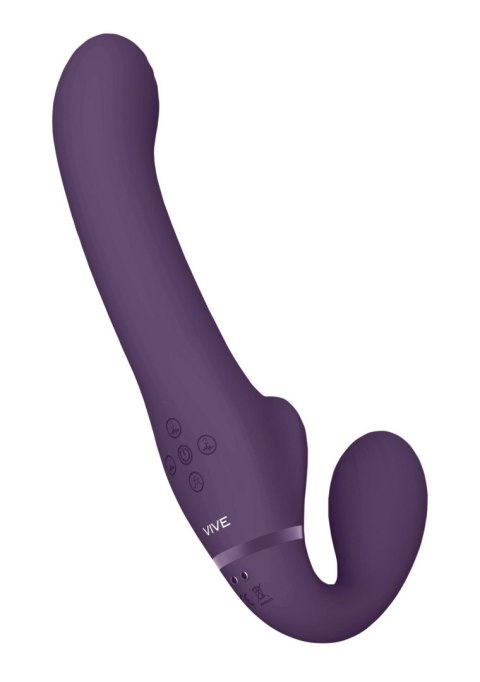 Ai - Dual Vibrating & Air Wave Tickler Strapless Strapon Vive