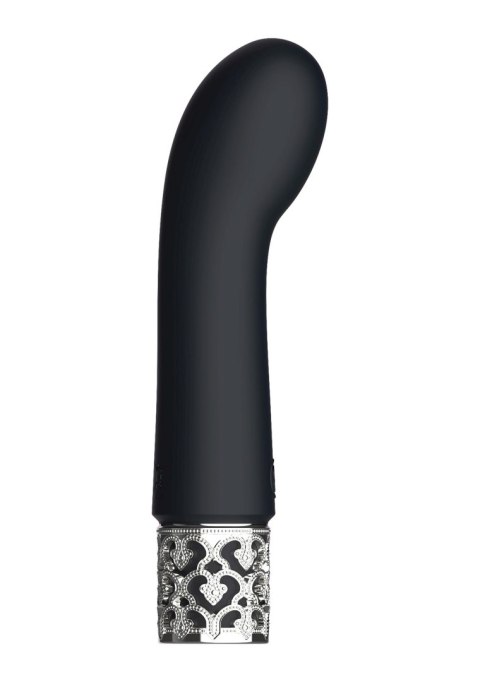 Bijou - Rechargeable Silicone Bullet - Black Royal Gems