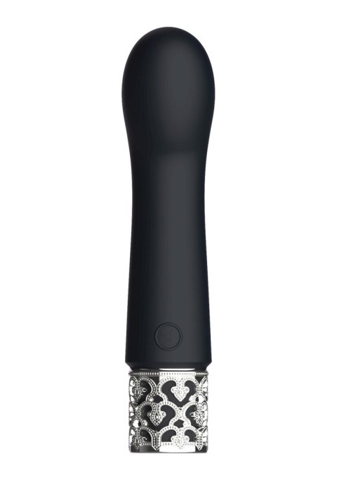 Bijou - Rechargeable Silicone Bullet - Black Royal Gems