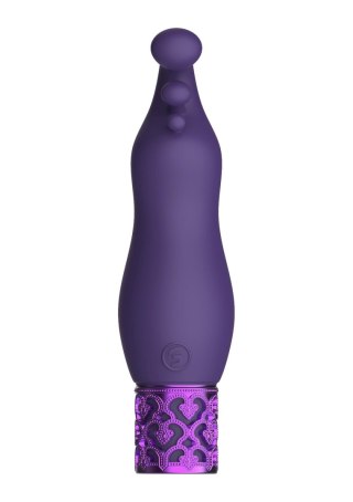 Exquisite - Rechargeable Silicone Bullet - Purple Royal Gems