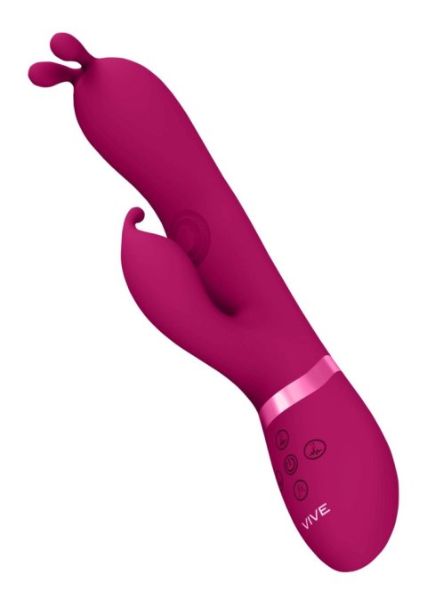 Gada - Vibrating Bunny Ear G-Spot Rabbit with Pulse Wave Shaft Vive