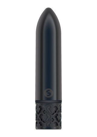 Glamour - Rechargeable ABS Bullet - Gunmetal Royal Gems