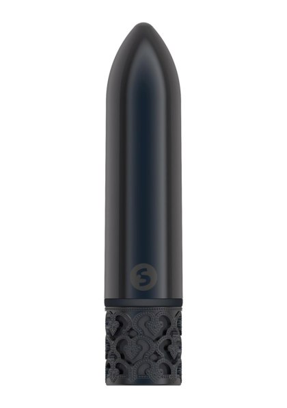 Glamour - Rechargeable ABS Bullet - Gunmetal Royal Gems