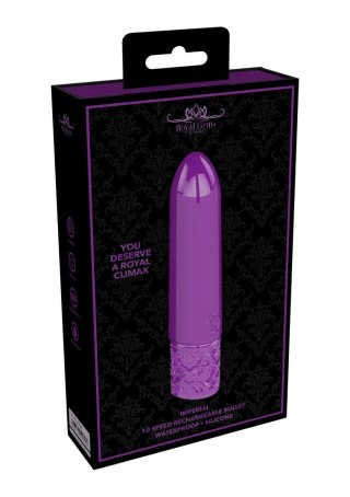 Imperial - Rechargeable Silicone Bullet - Purple Royal Gems