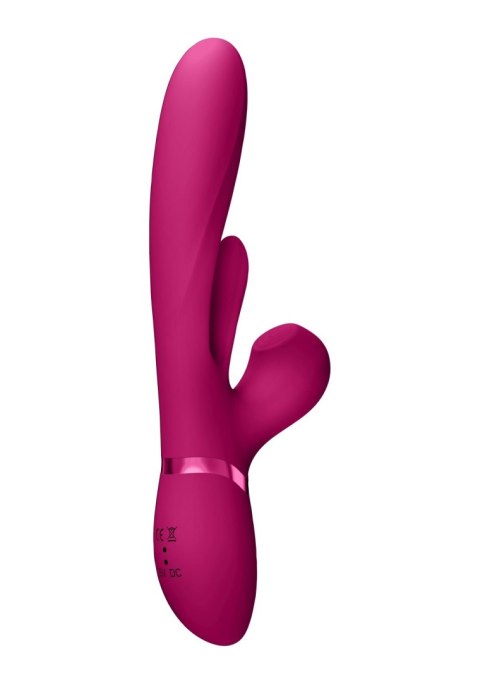 Kura - Thrusting G-Spot Vibrator with Flapping Tongue and Pulse Wave Stimulator Vive