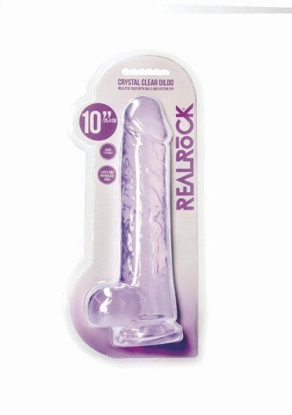 Realistic Dildo with Balls - 10""""/ 25,4 cm RealRock