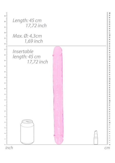 Realistic Double Dong - 18'' / 45 cm RealRock