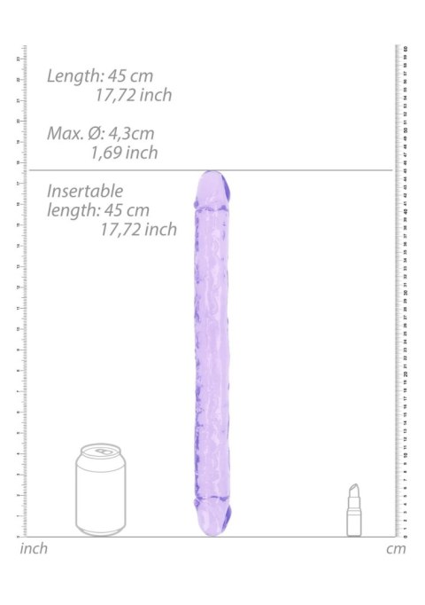 Realistic Double Dong - 18'' / 45 cm RealRock