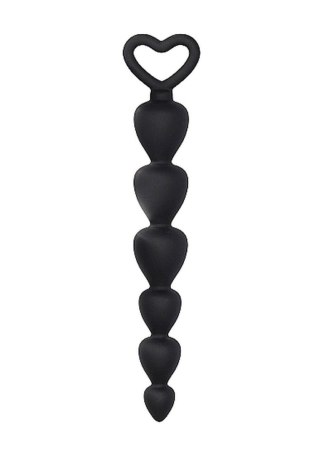 Silicone Anal Beads - Black ShotsToys