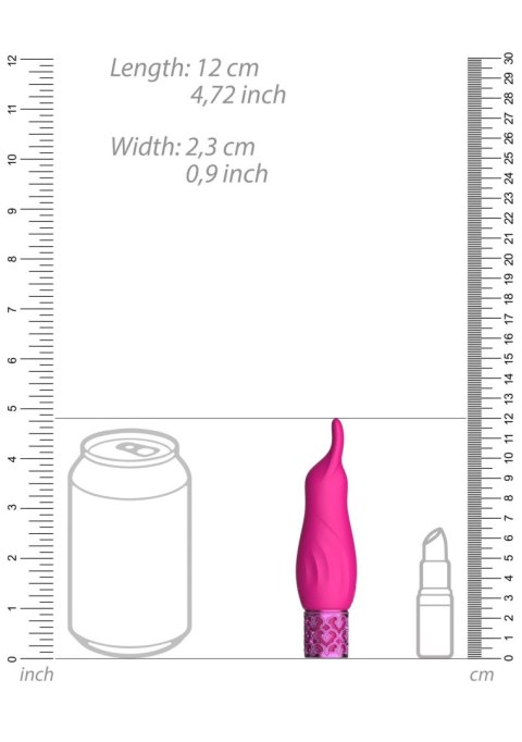 Sparkle - Rechargeable Silicone Bullet - Pink Royal Gems