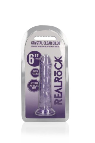 Straight Realistic Dildo with Suction Cup - 6'' / 14,5 RealRock