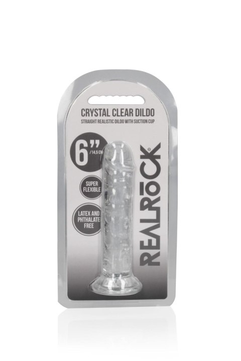 Straight Realistic Dildo with Suction Cup - 6'' / 14,5 RealRock