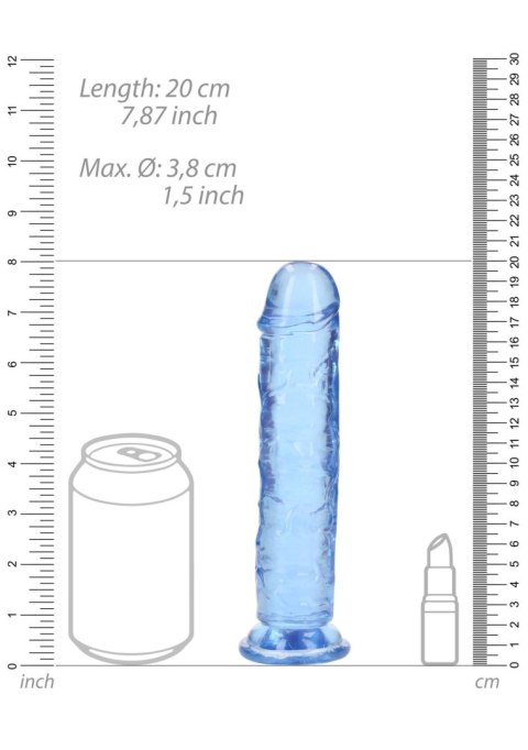 Straight Realistic Dildo with Suction Cup - 7'' / 18 RealRock