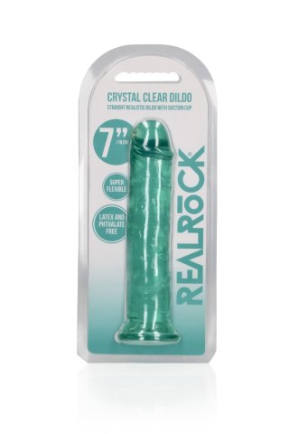 Straight Realistic Dildo with Suction Cup - 7'' / 18 RealRock