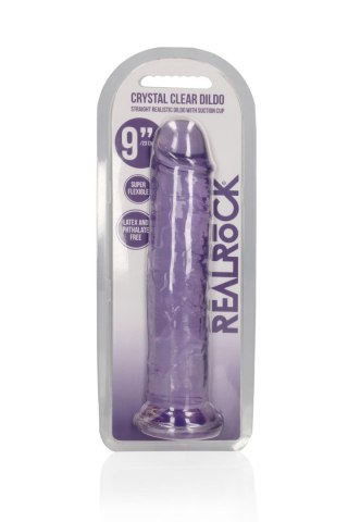 Straight Realistic Dildo with Suction Cup - 9'' / 23 RealRock