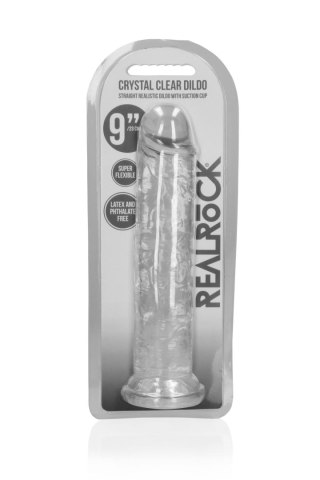 Straight Realistic Dildo with Suction Cup - 9'' / 23 RealRock