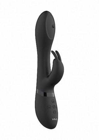 Wibrator Mira - Spinning G-spot Rabbit - Black Vive