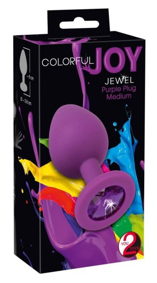 Colorful Joy Jewel Purple Plug Colorful Joy