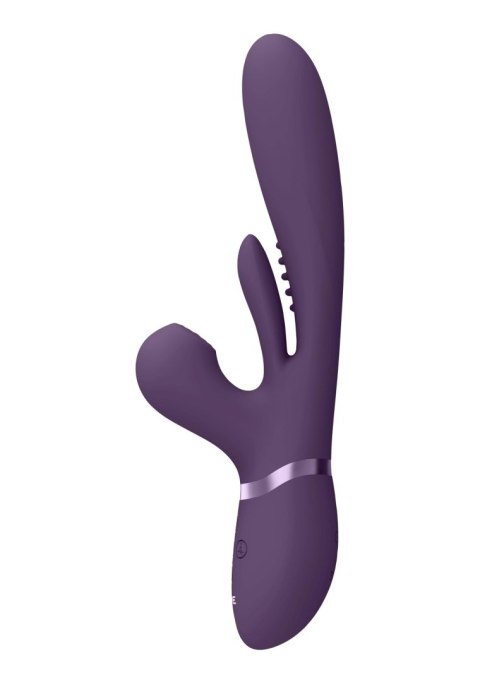 Kura - Thrusting G-Spot Vibrator with Flapping Tongue and Pulse Wave Stimulator Vive