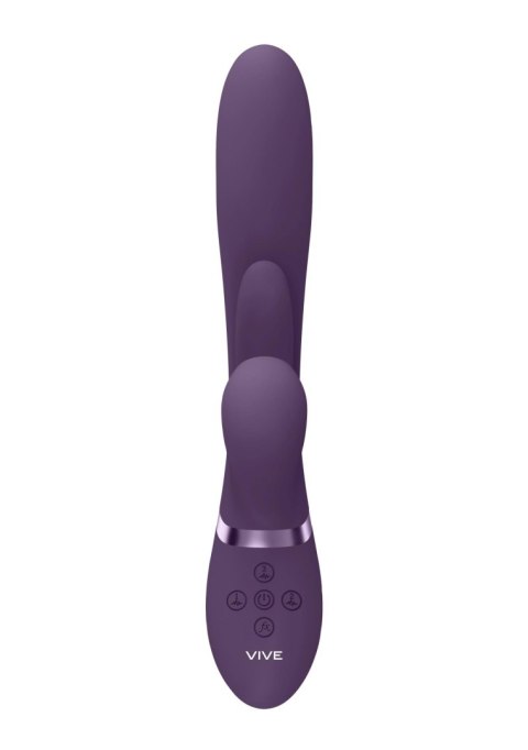 Kura - Thrusting G-Spot Vibrator with Flapping Tongue and Pulse Wave Stimulator Vive