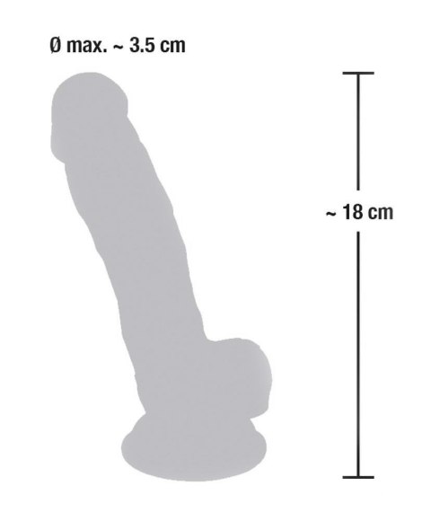 Medical Silicone Dildo 18 cm Medical Silicone