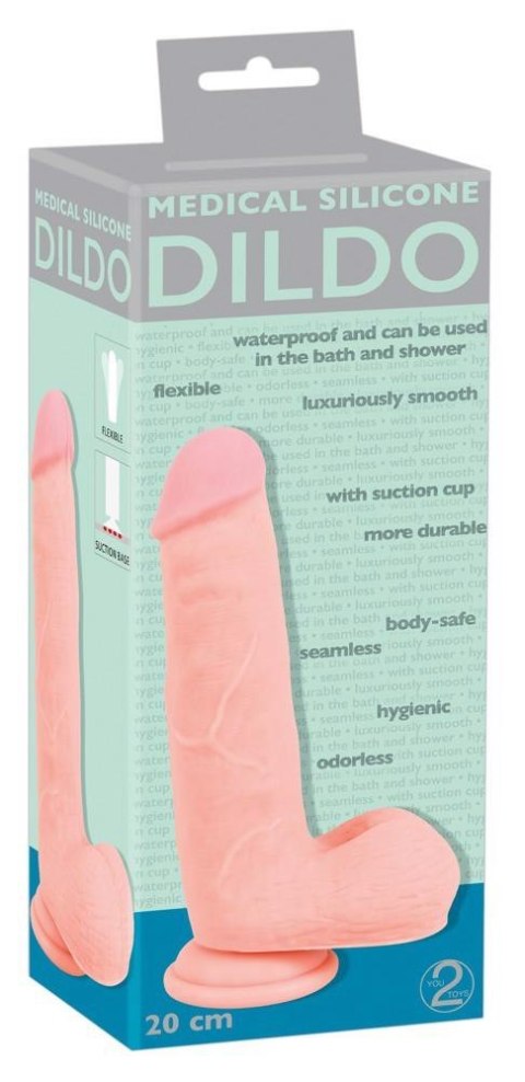 Medical Silicone Dildo 20 cm Medical Silicone