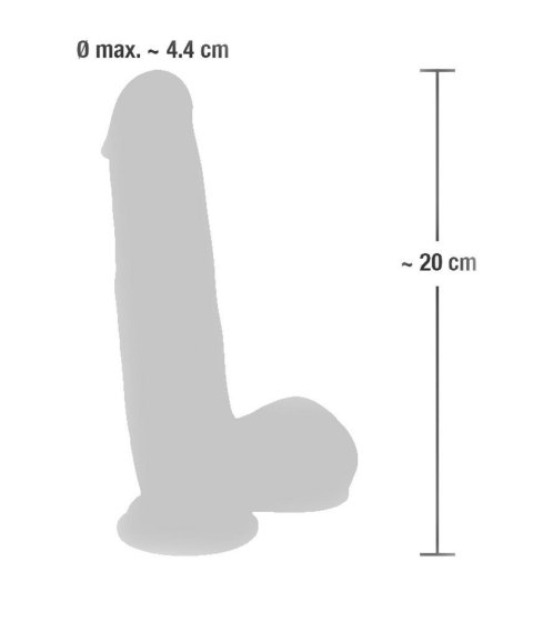 Medical Silicone Dildo 20 cm Medical Silicone