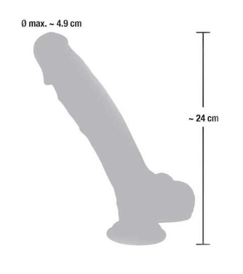 Medical Silicone Dildo 24 cm Medical Silicone