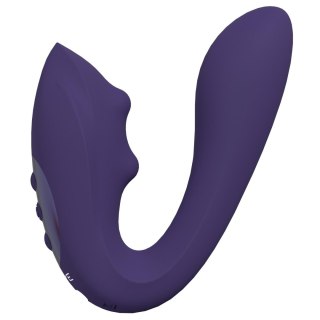 VIVE - Yuki - Rechargeable Dual Motor - G-Spot Vibrator with Massaging Beads - Purple Vive