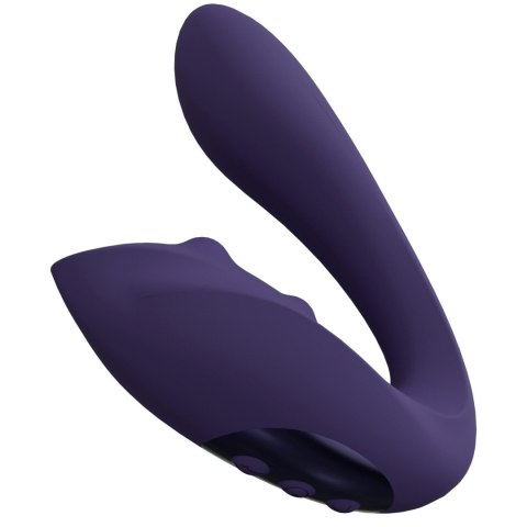 VIVE - Yuki - Rechargeable Dual Motor - G-Spot Vibrator with Massaging Beads - Purple Vive