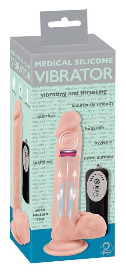 Medical Silicone Thrusting Vib Medical Silicone