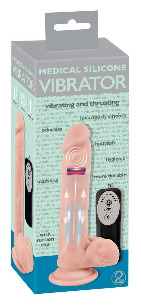 Medical Silicone Thrusting Vib Medical Silicone