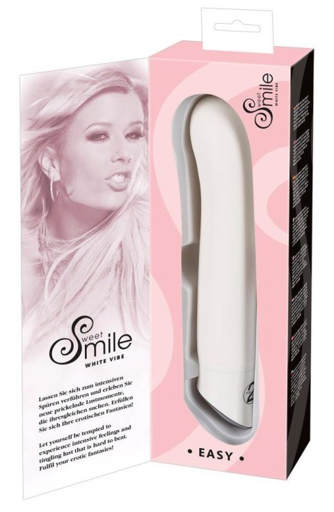 Smile Easy White Vibrator Sweet Smile