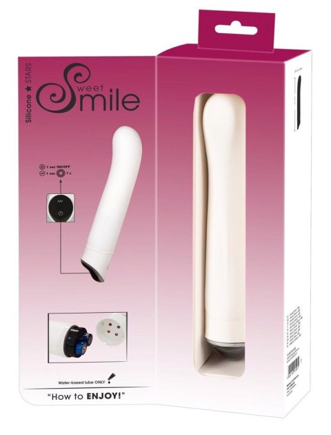 Smile Easy White Vibrator Sweet Smile